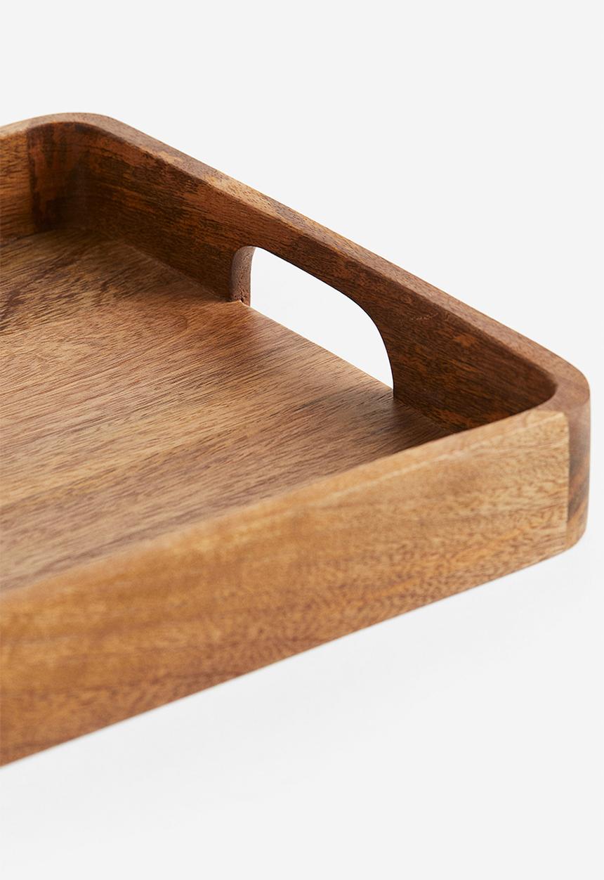 H&M - Wooden tray - beige