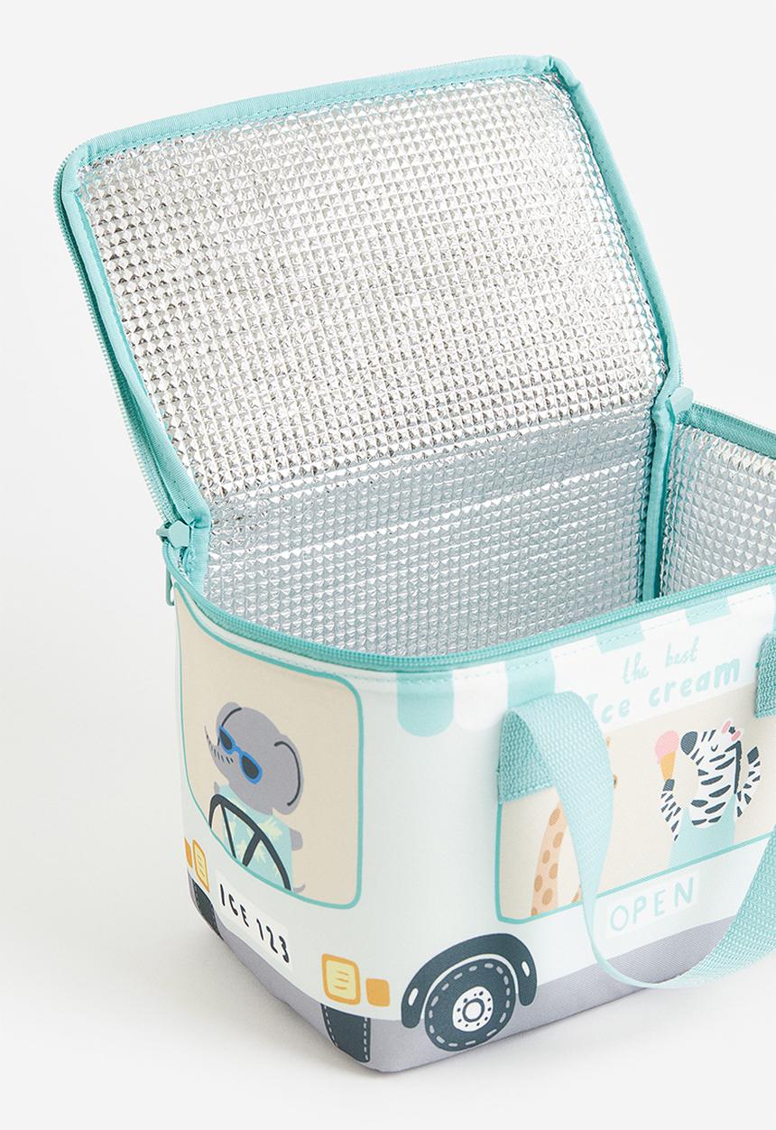 H&M - Printed cool bag - turquoise bus 