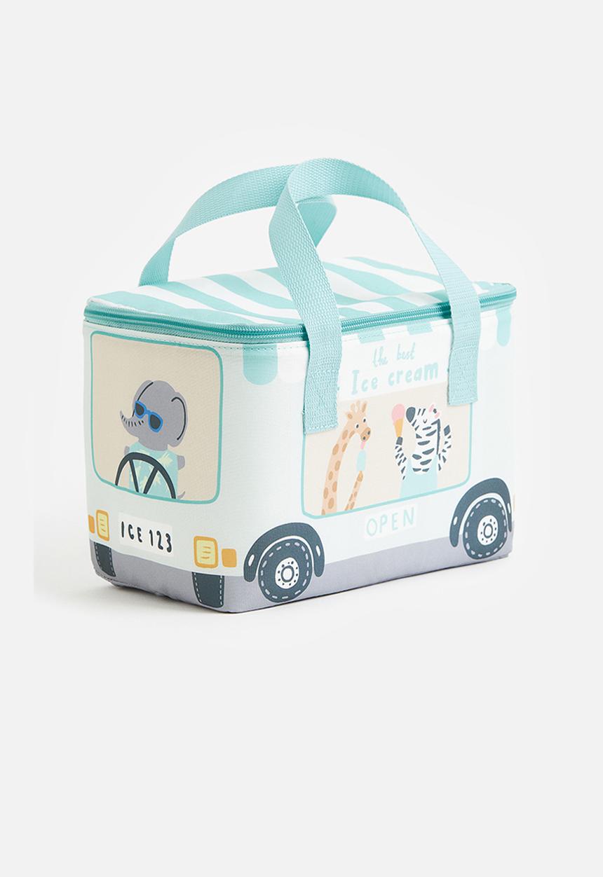 H&M - Printed cool bag - turquoise bus 