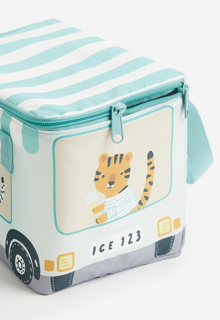 H&M - Printed cool bag - turquoise bus 