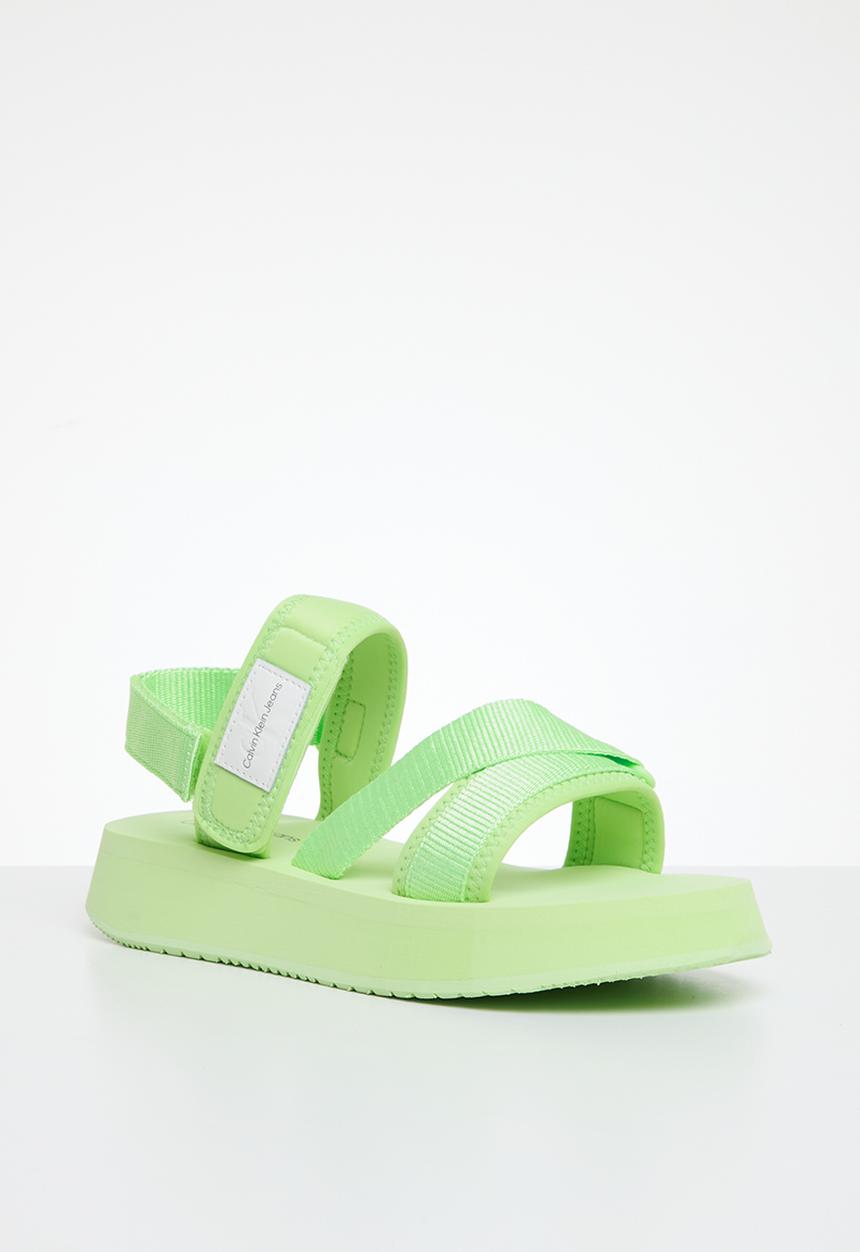 Calvin Klein - Prefresato sandal badge - live mist