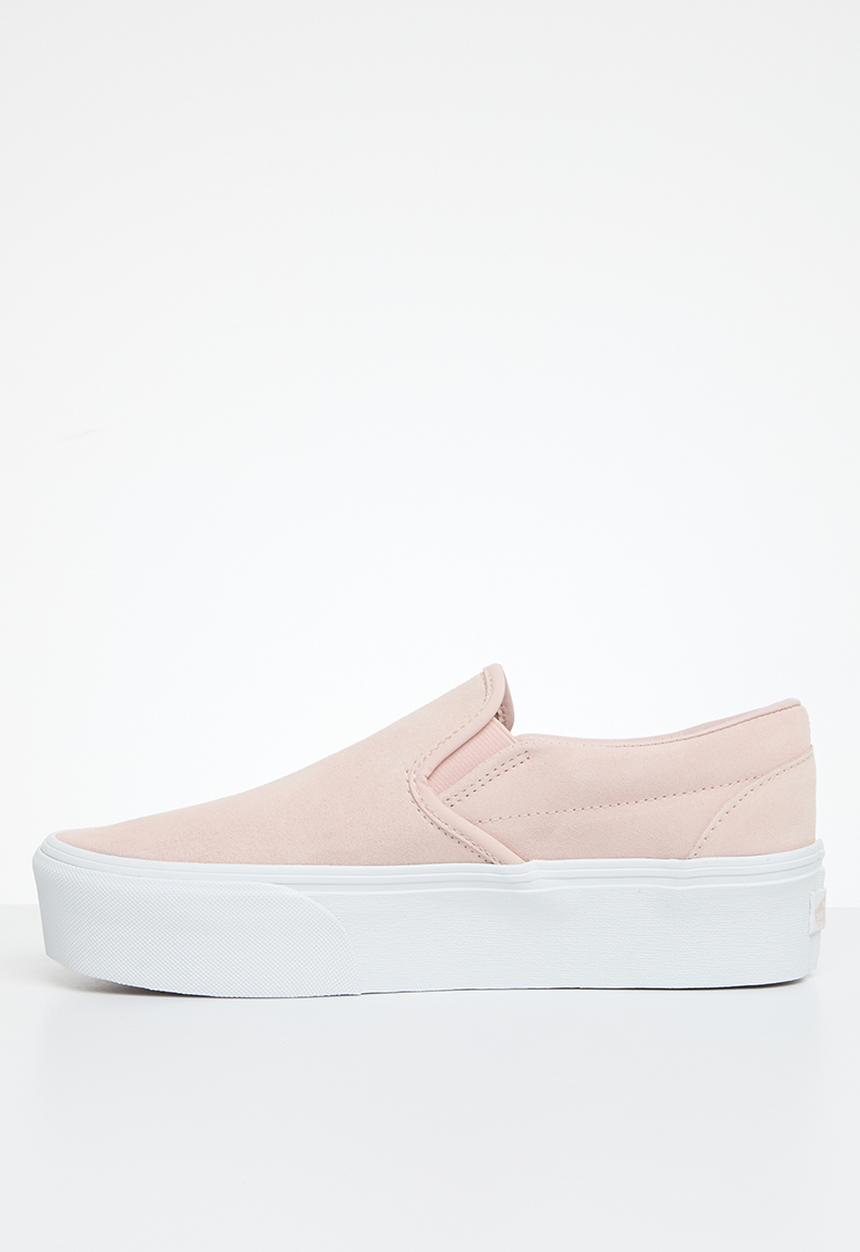 Vans - Ua classic slip-on stackform - mono embroidery rose smoke