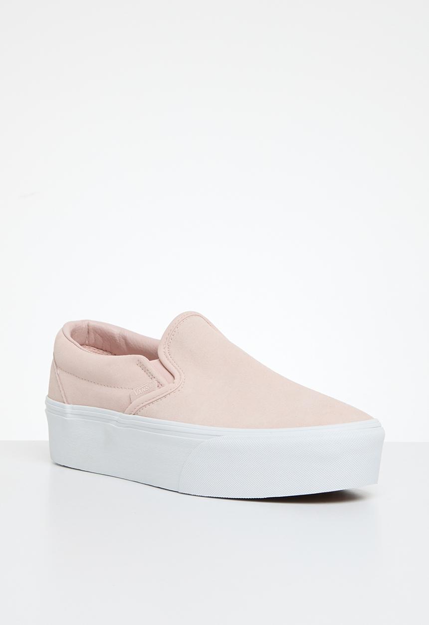 Vans - Ua classic slip-on stackform - mono embroidery rose smoke