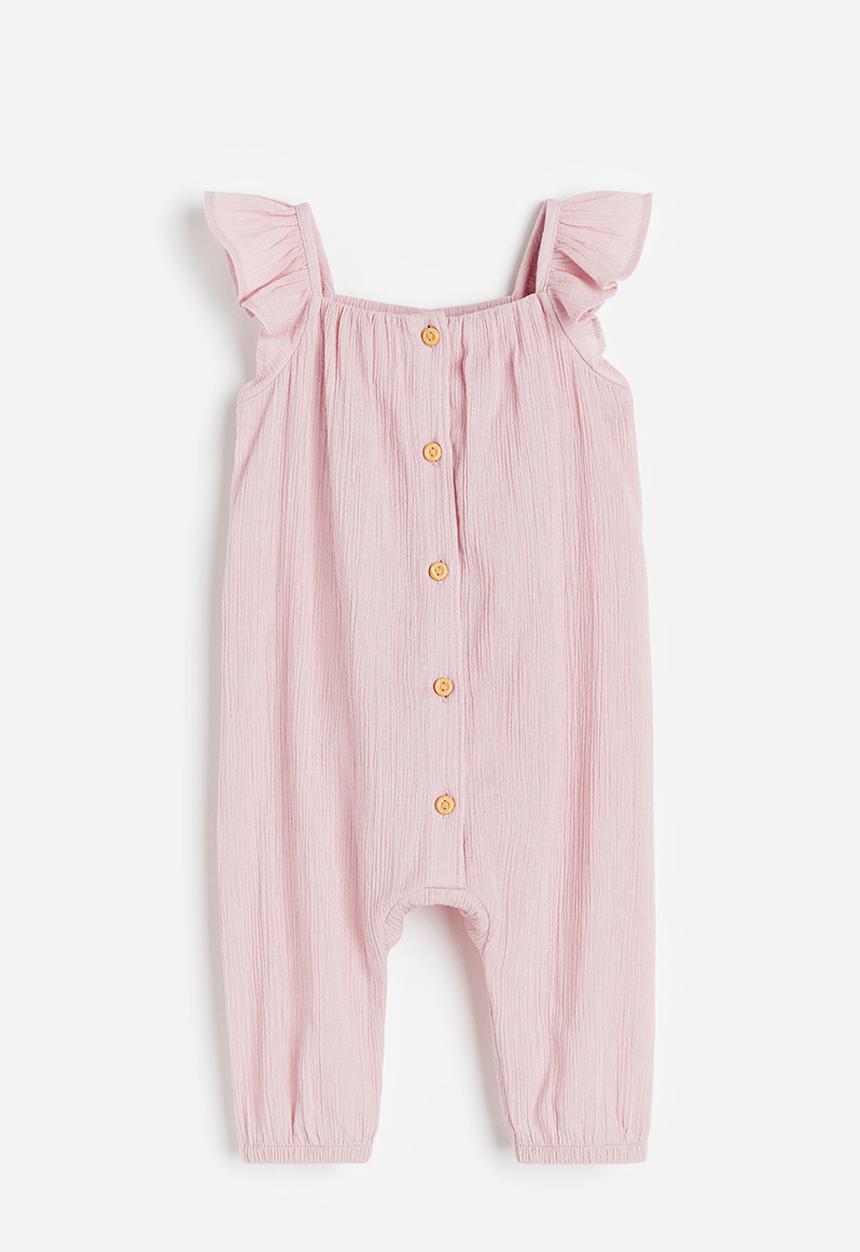 H&M - Cotton romper suit - pink