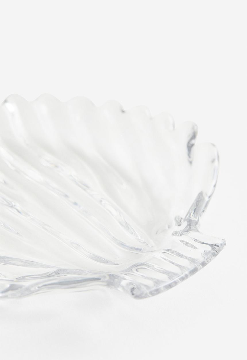 H&M - Shell-shaped glass dish - transparent