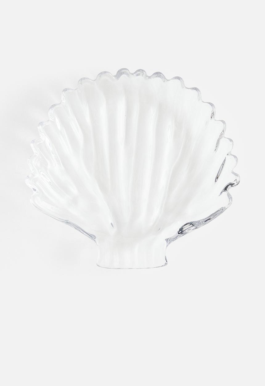 H&M - Shell-shaped glass dish - transparent