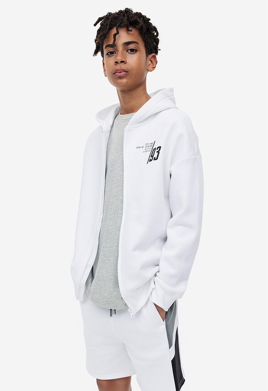 H&M - 3-Piece jersey set - white grey marl 