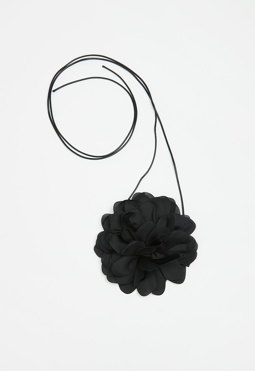 Superbalist - Flower choker - black