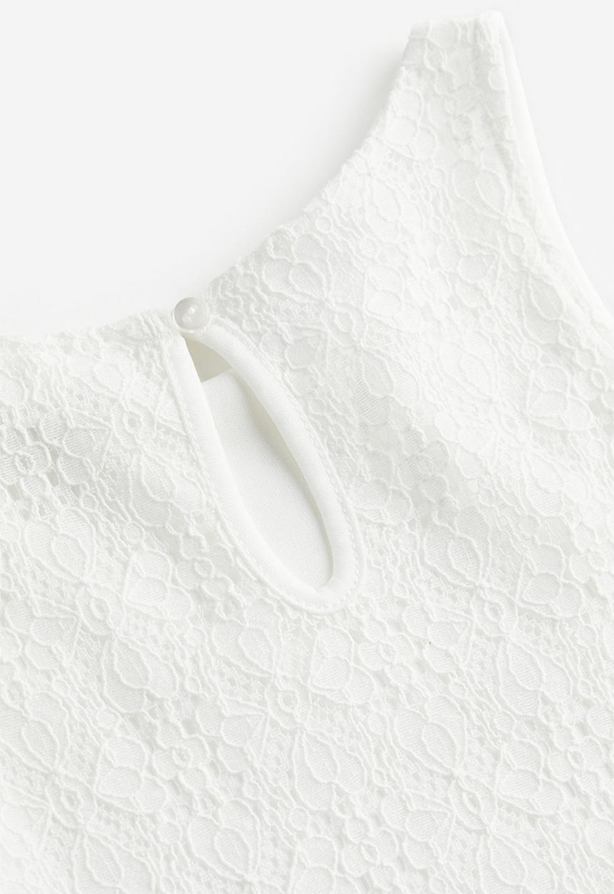H&M - Lace dress - white