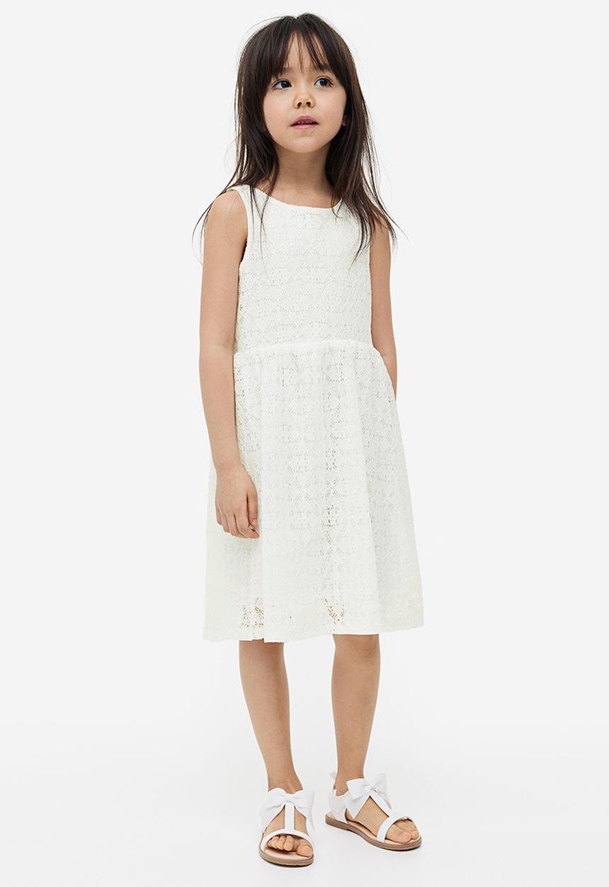 H&M - Lace dress - white