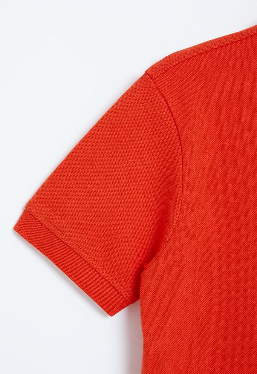 POLO - Boys classic short sleeve golfer - red