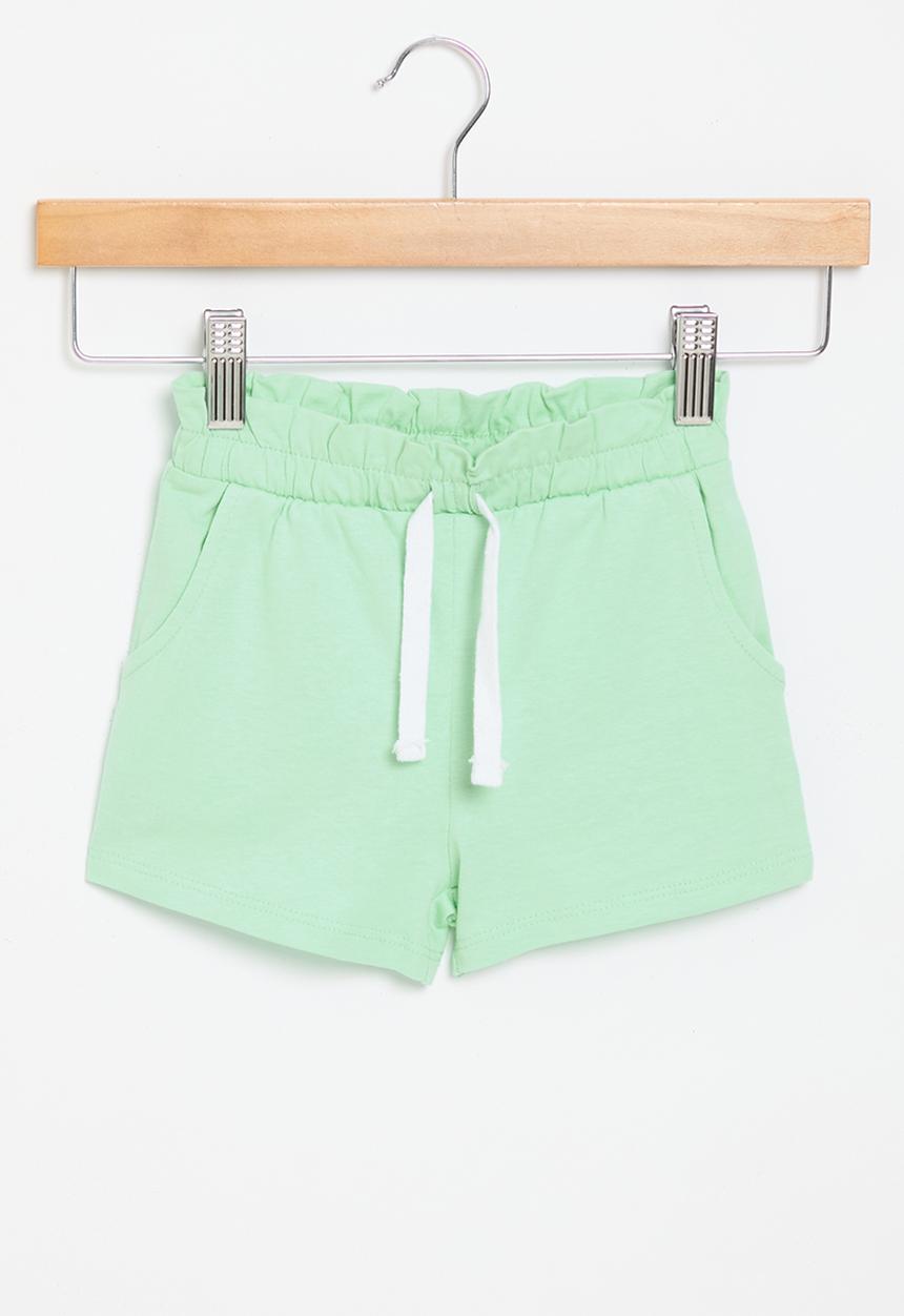 MINOTI - Girls basic jersey short - mint