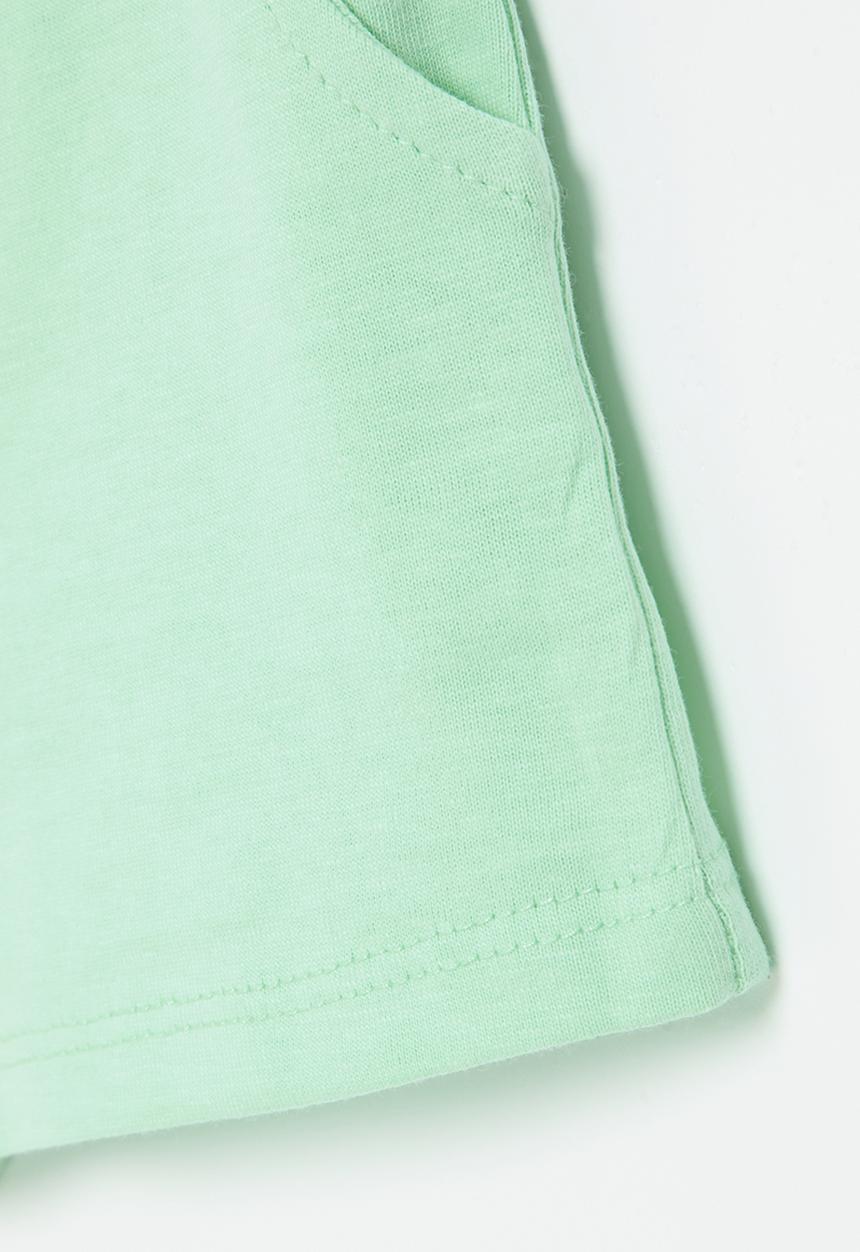 MINOTI - Girls basic jersey short - mint