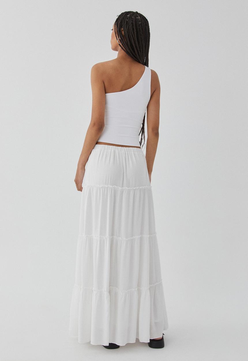 Supré  - Sadie tiered maxi skirt - summer white