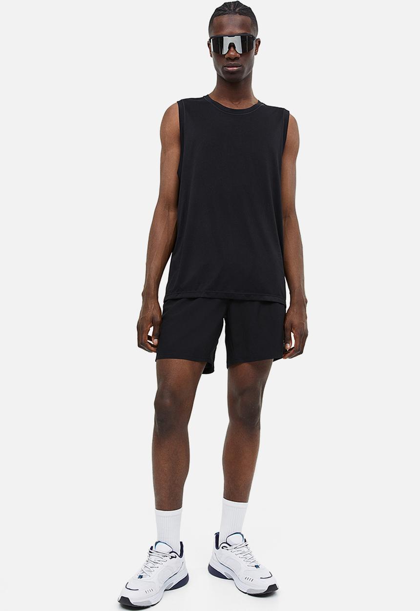 H&M - Drymove™ running vest top - black