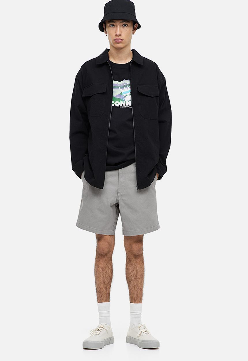 H&M - Regular fit chino shorts - grey