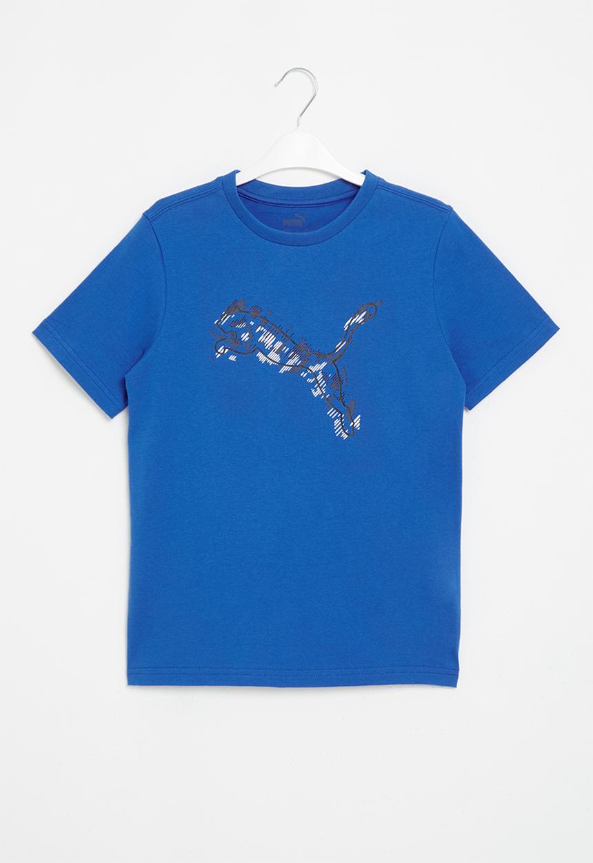 PUMA - Active sports graphic tee b - racing blue