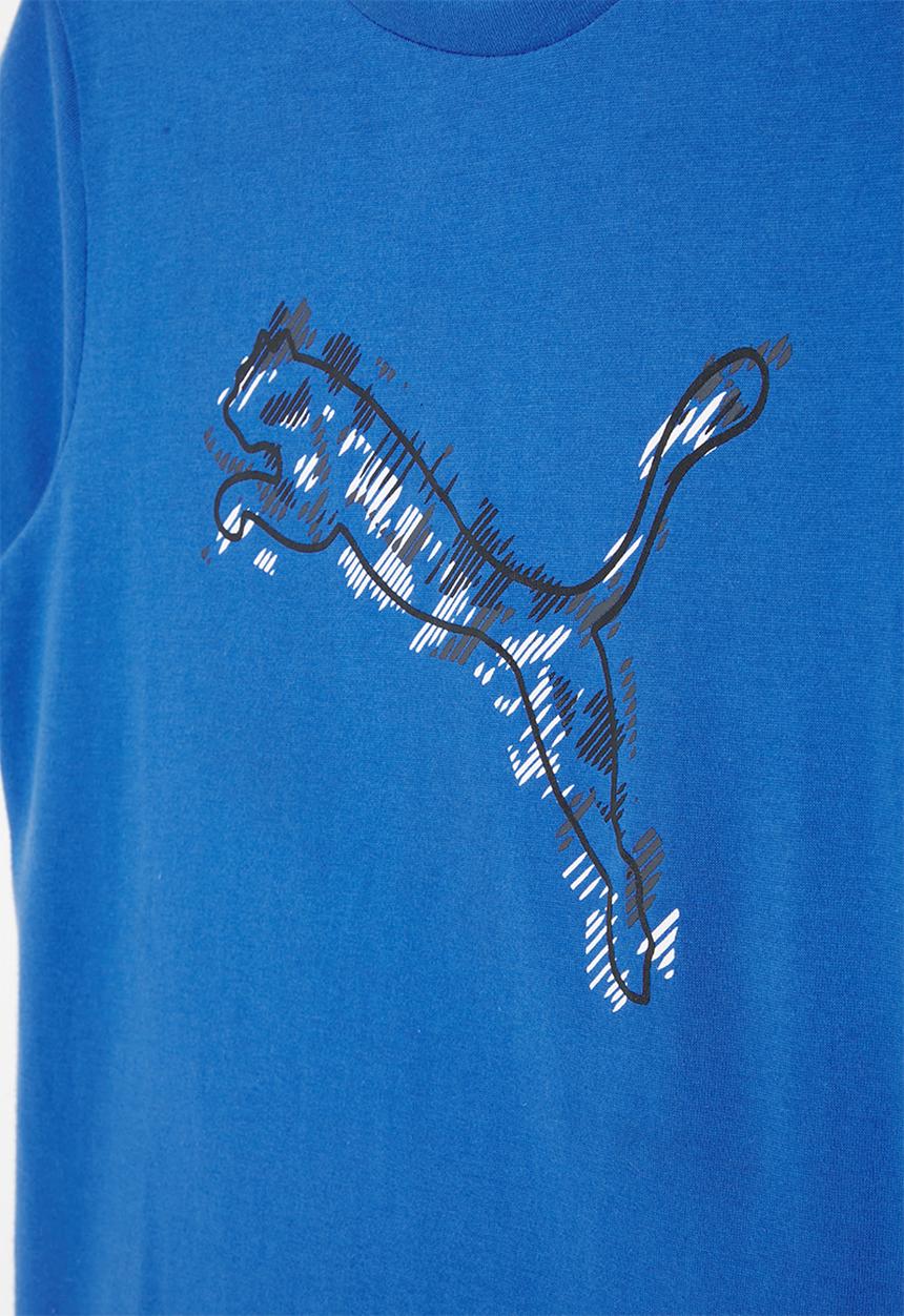 PUMA - Active sports graphic tee b - racing blue