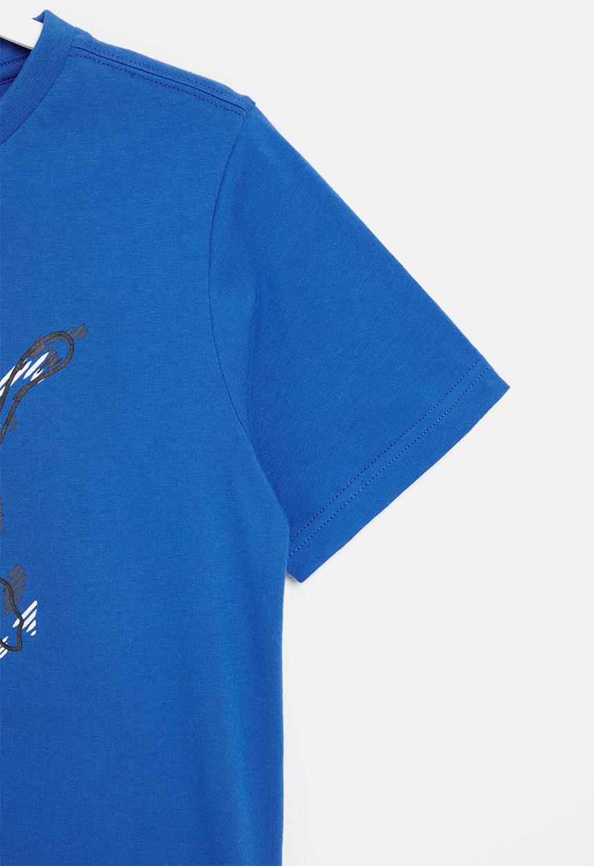 PUMA - Active sports graphic tee b - racing blue