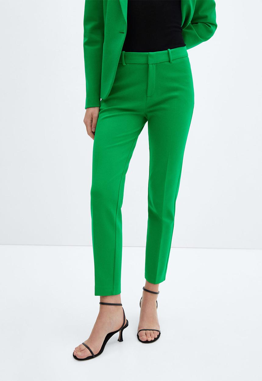 MANGO - Trousers paloma - green