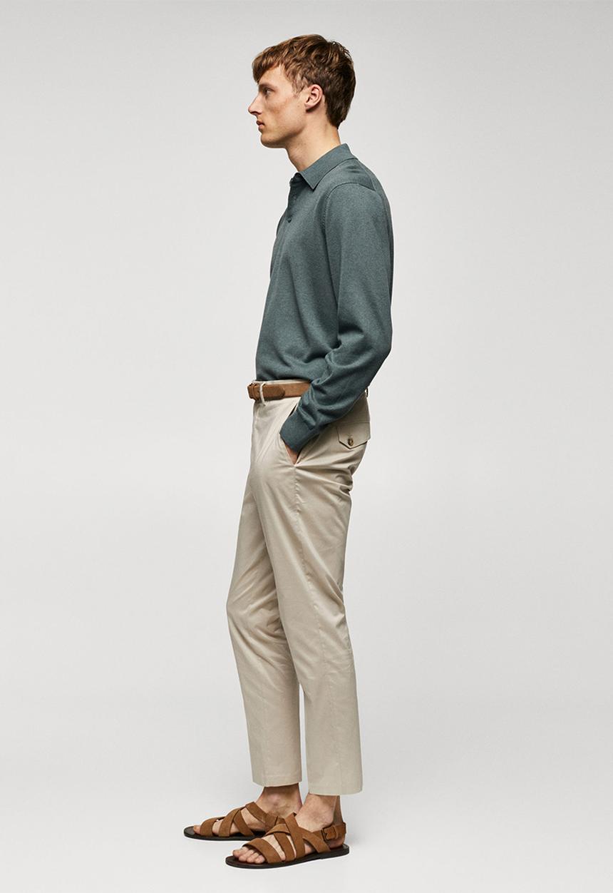 MANGO - Polo shirt tens - medium green 