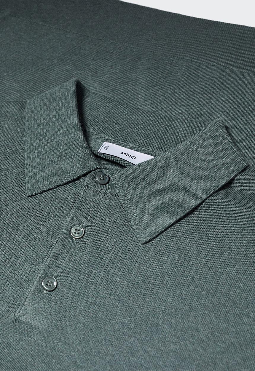 MANGO - Polo shirt tens - medium green 