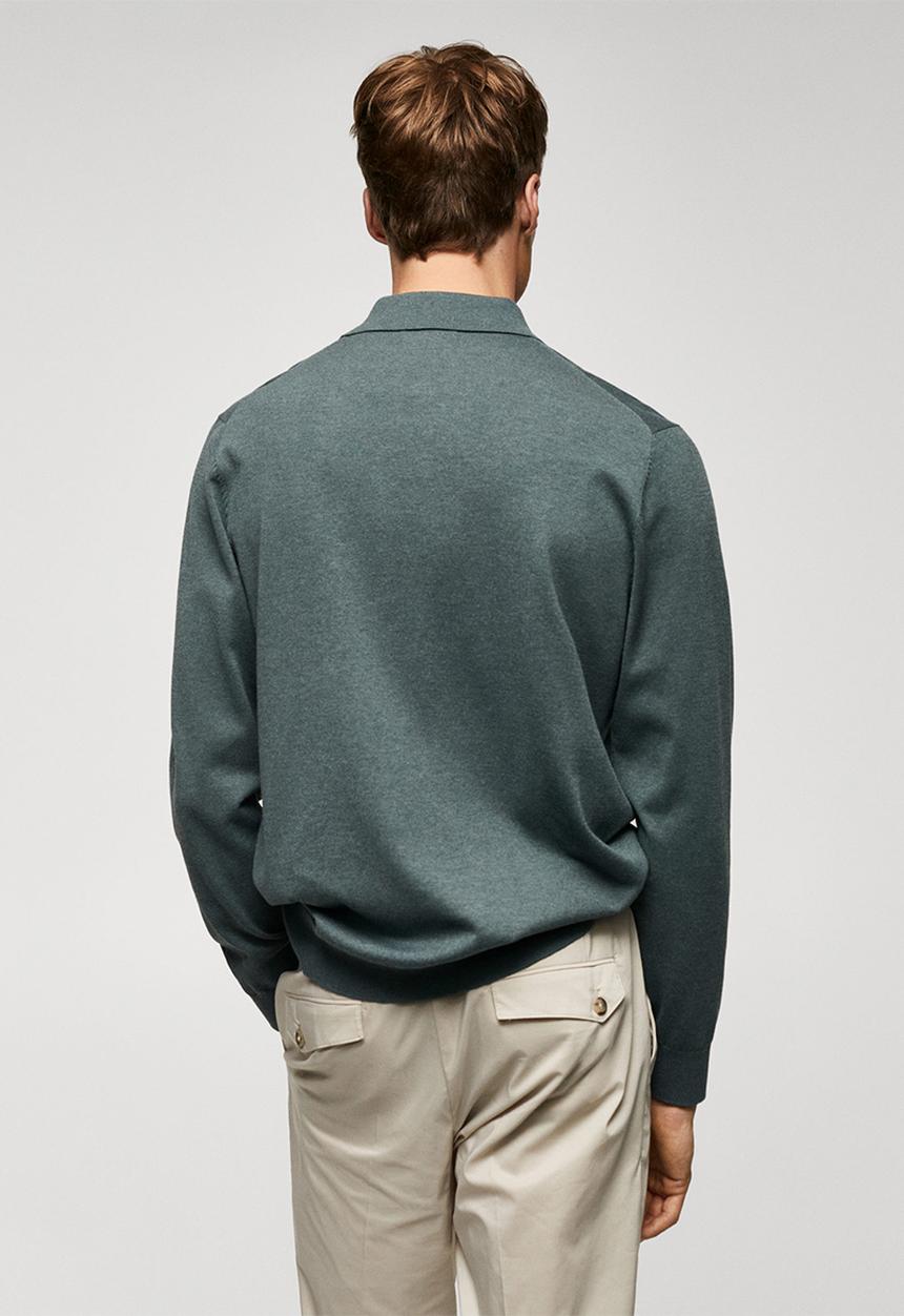 MANGO - Polo shirt tens - medium green 