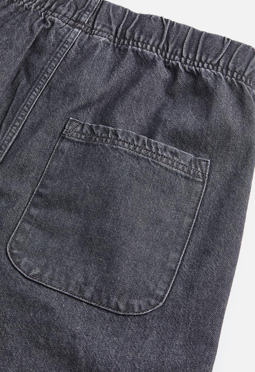 H&M - Relaxed denim joggers - grey denim