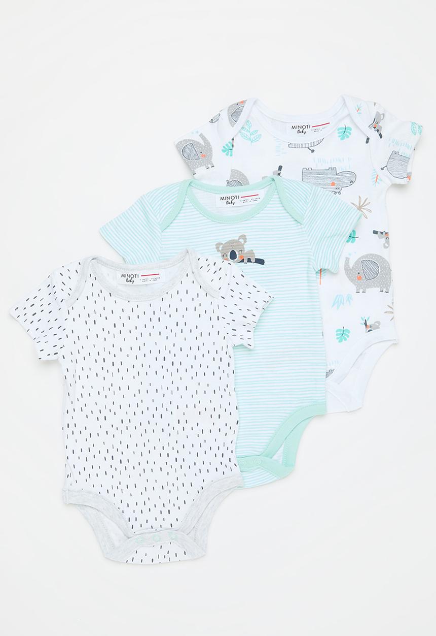 MINOTI - 3 Pack bodysuits - multi