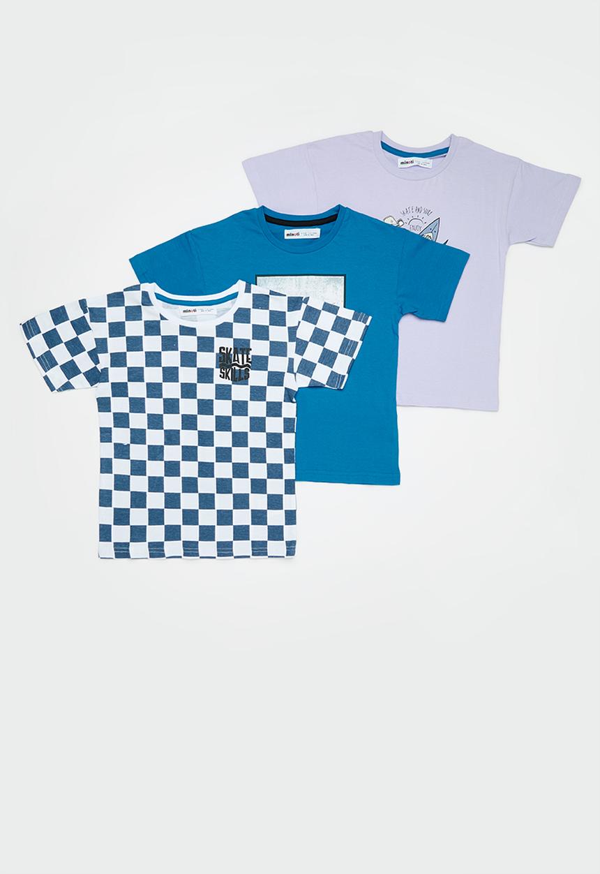MINOTI - 3 Pack boys T-shirt - multi