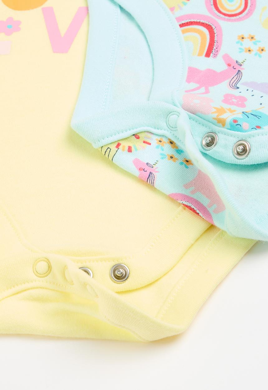 MINOTI - 2 Pack bodysuit - turquoise 