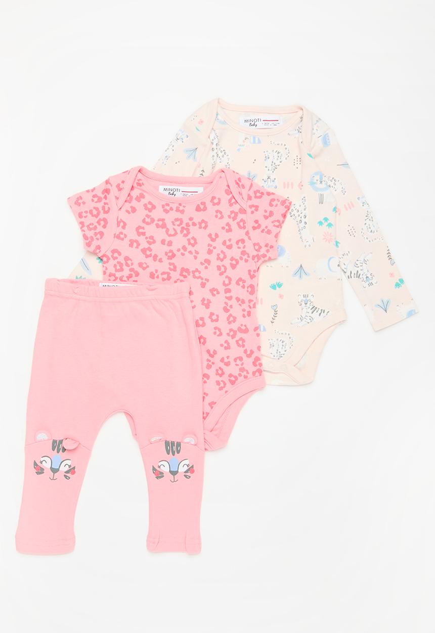 MINOTI - 3 Piece bodysuit & legging set - multi