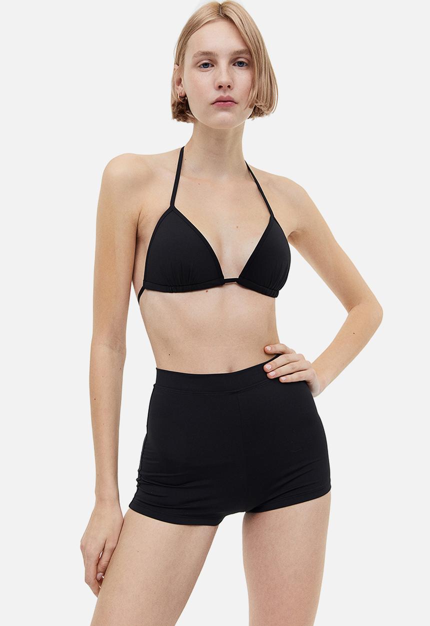H&M - Push-up triangle bikini top - black