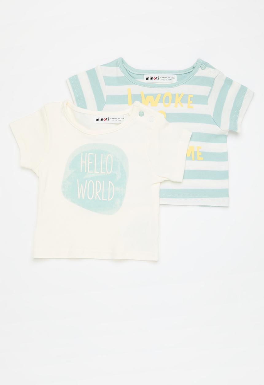 MINOTI - 2 Pack T-shirt - green