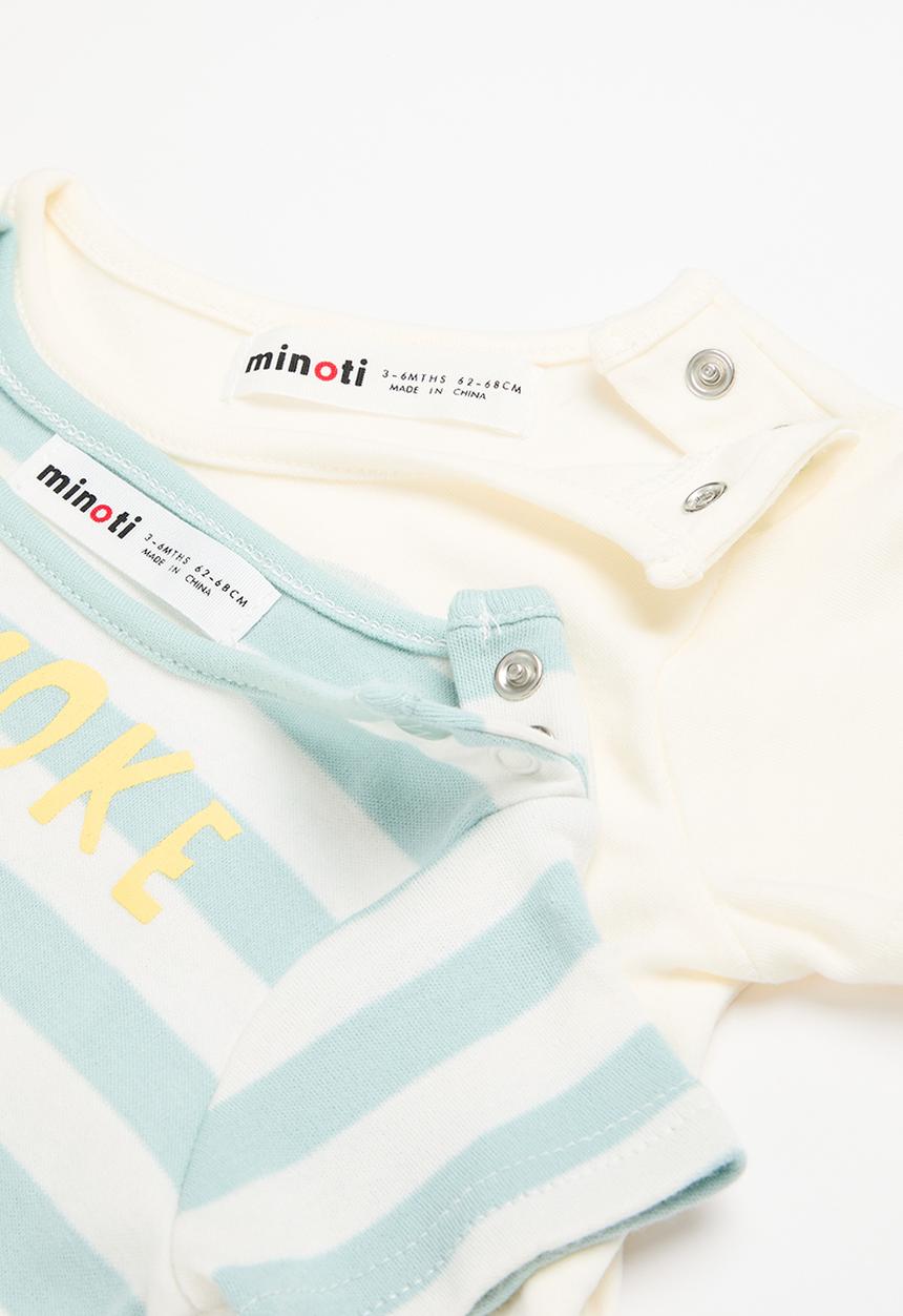 MINOTI - 2 Pack T-shirt - green