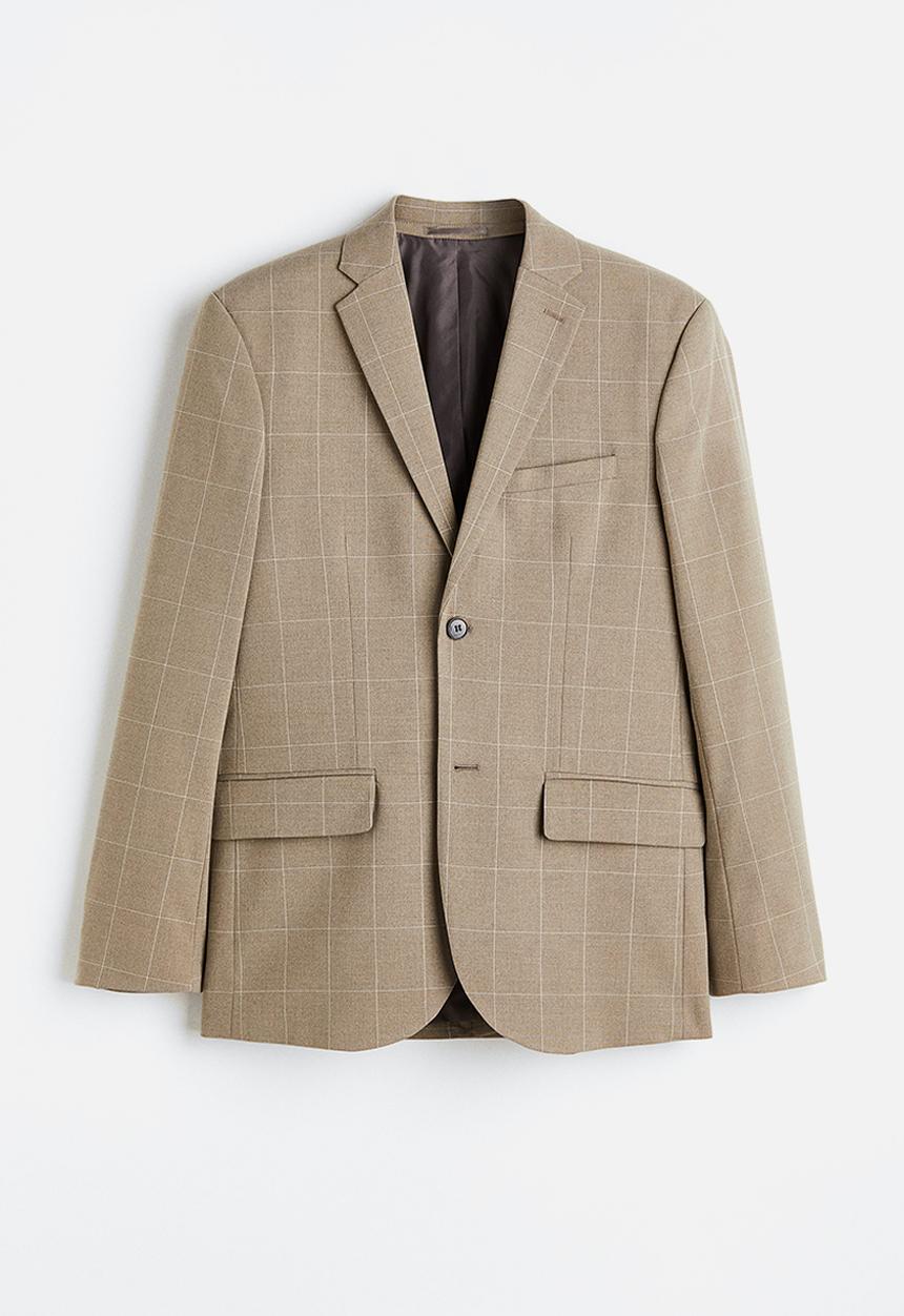 H&M - Slim fit jacket - beige 