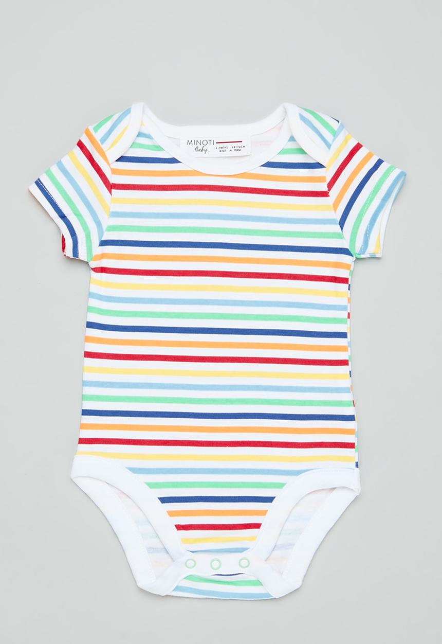 MINOTI - 3 Pack bodysuits - white