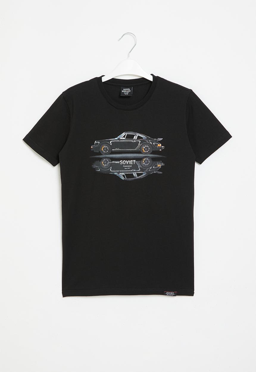 SOVIET - Boys fashion tee - black