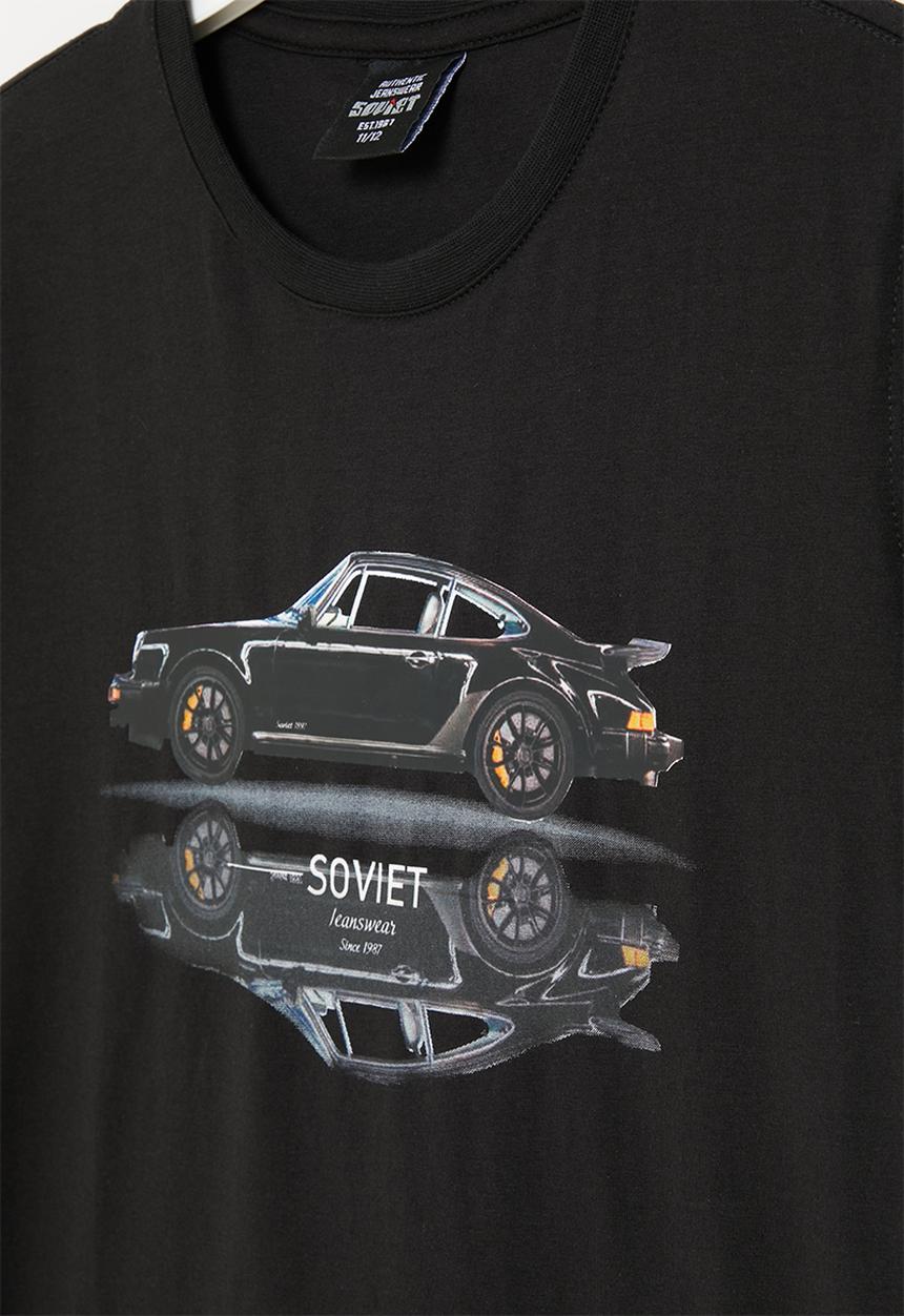 SOVIET - Boys fashion tee - black