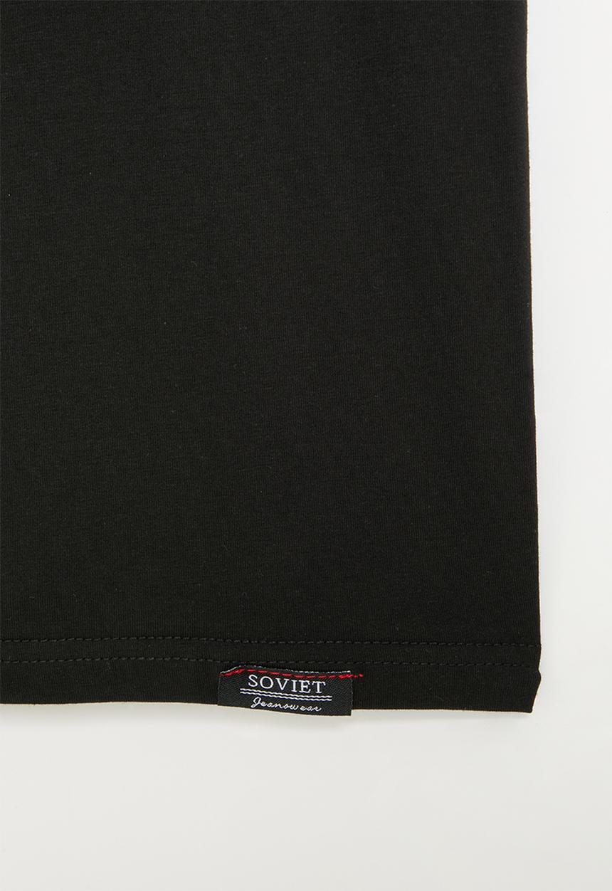 SOVIET - Boys fashion tee - black