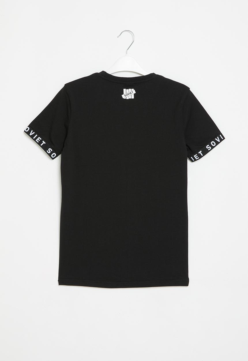 SOVIET - Boys fashion tee - black