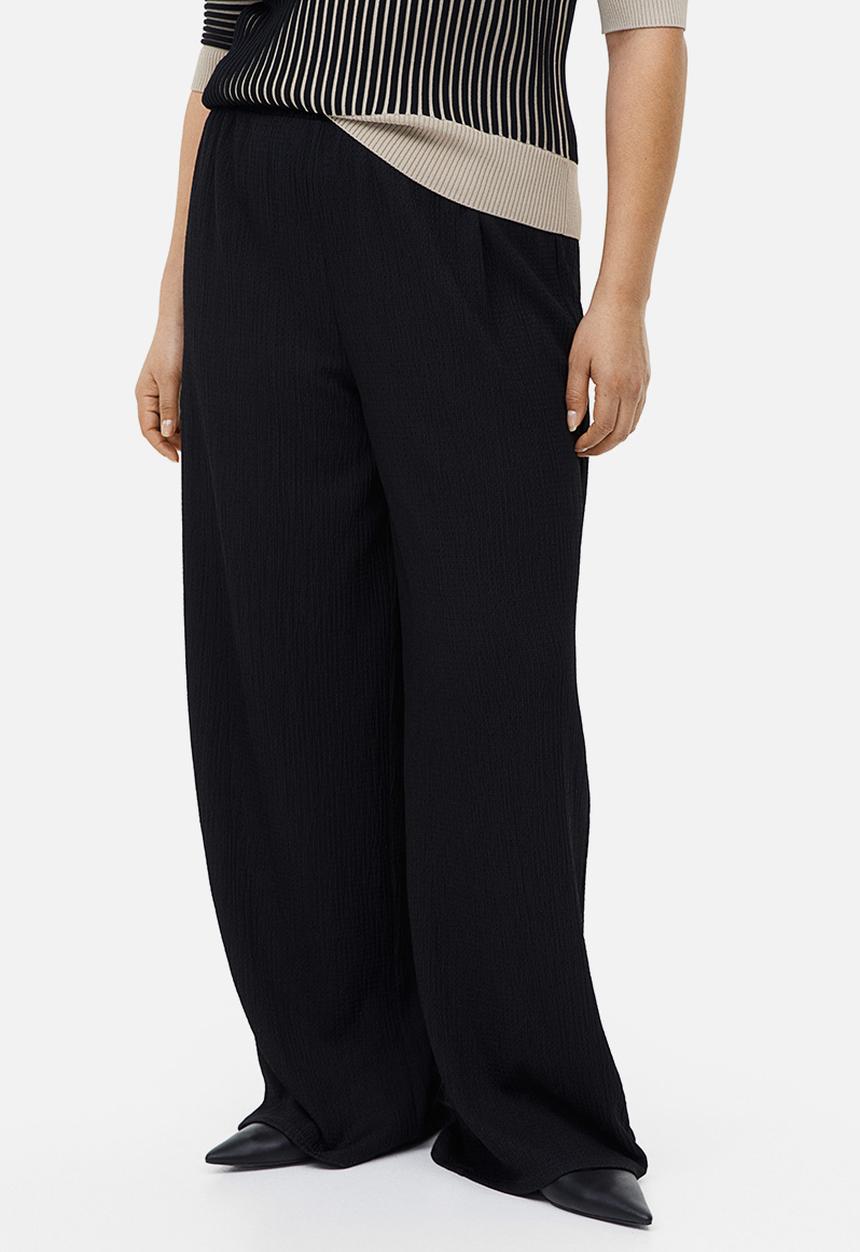 H&M - Pull-on jersey trousers - black