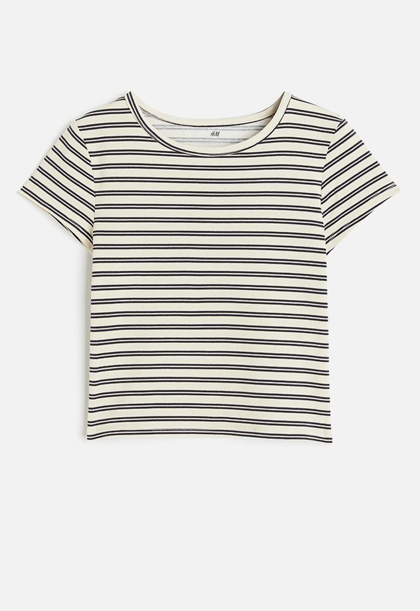 H&M - Printed T-shirt - beige 