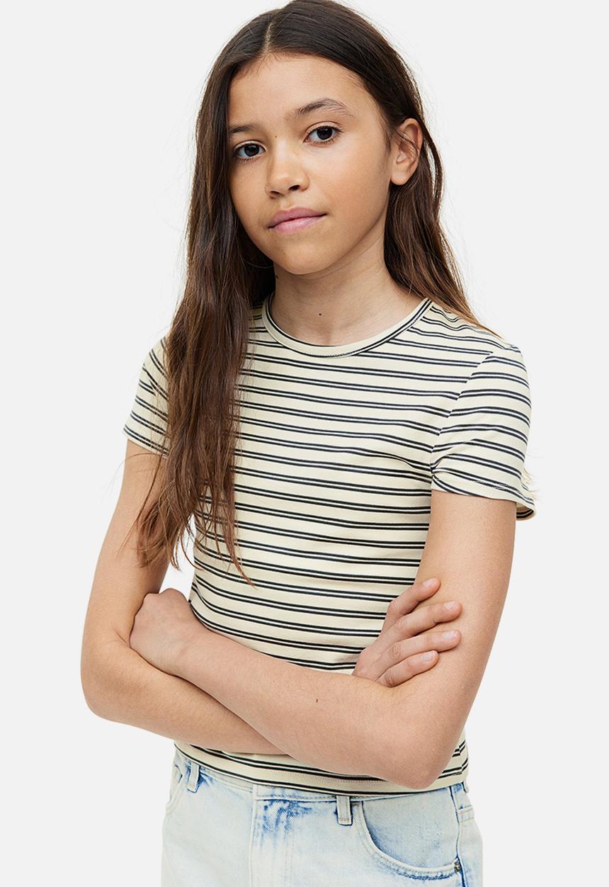 H&M - Printed T-shirt - beige 