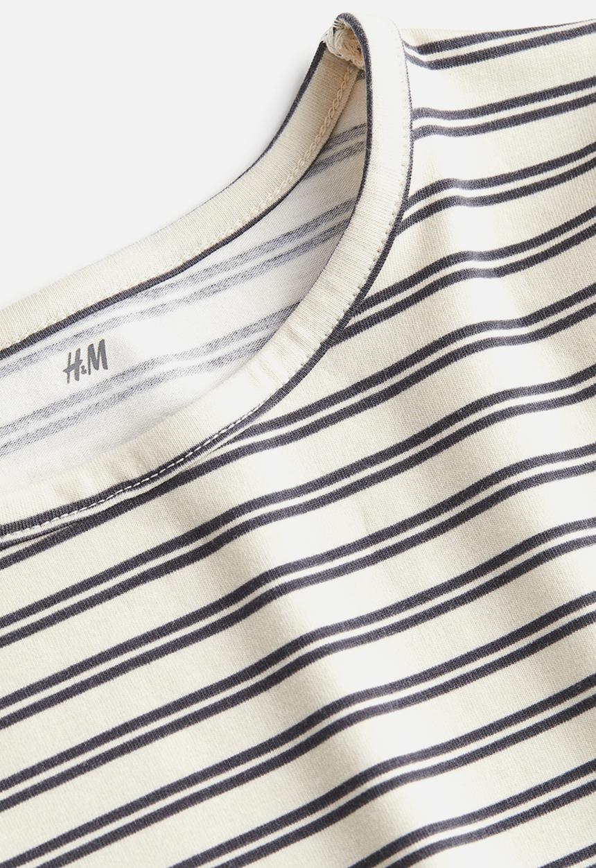 H&M - Printed T-shirt - beige 