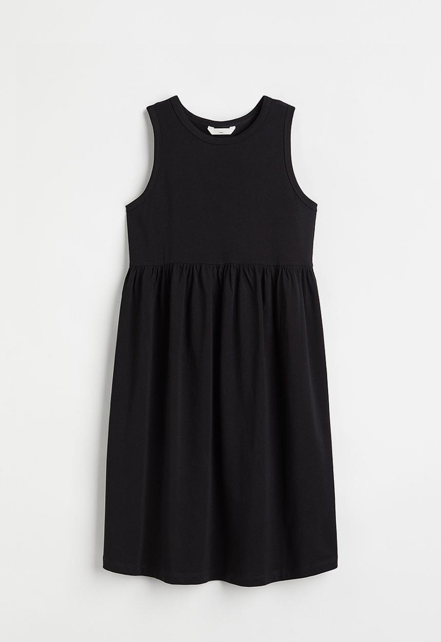 H&M - Mama short jersey dress - black