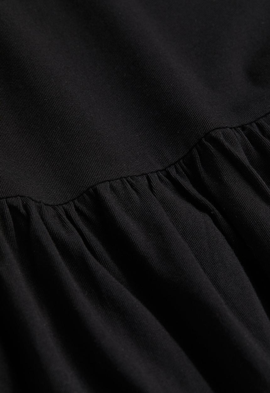 H&M - Mama short jersey dress - black