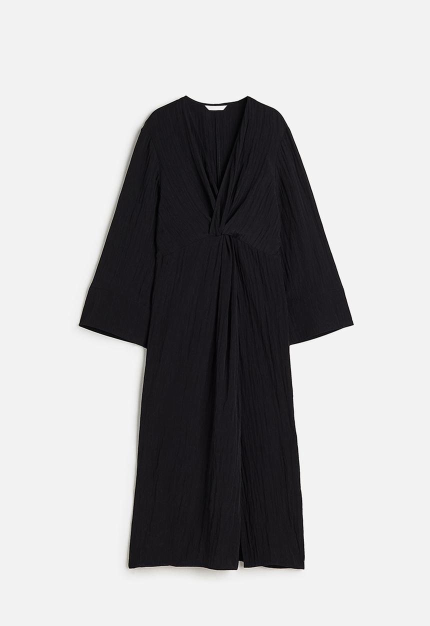 H&M - Knot-detail dress - black