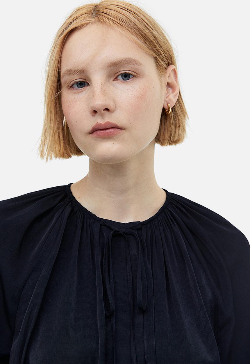 H&M - Oversized blouse - navy blue