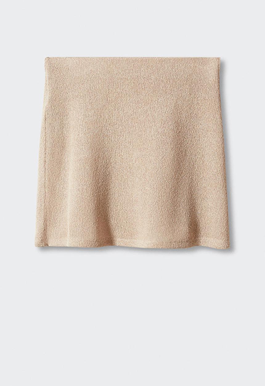 MANGO - Skirt stilly - sand